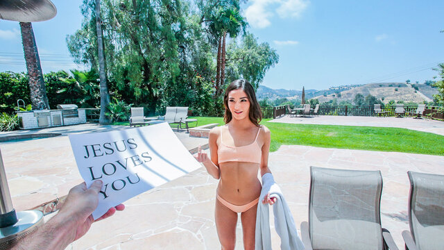 Христианский активист трахнул стройную грешницу от первого лица